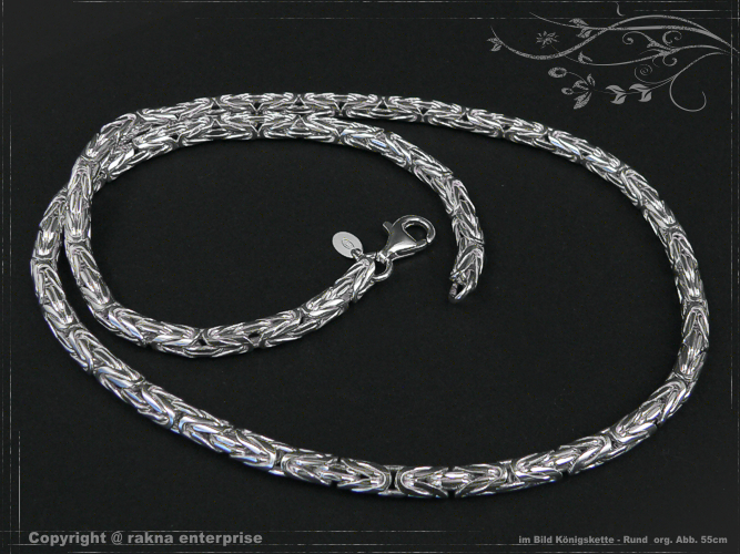 Königsketten 925 Silber Breite 4mm 